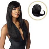 Sensationnel 100% Human Hair Empire Clip In Bangs - SIDE SWEPT BANG